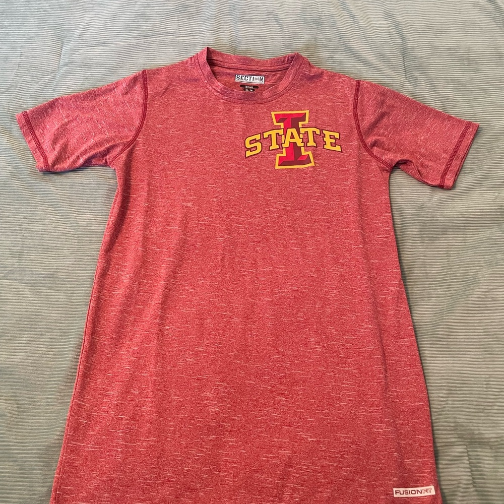 Unisex Red Dry-fit Iowa State T-Shirt